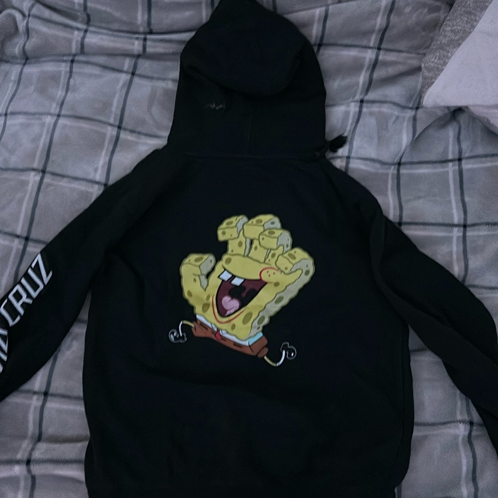 Sanata Cruz SpongeBob hoodie collab size small